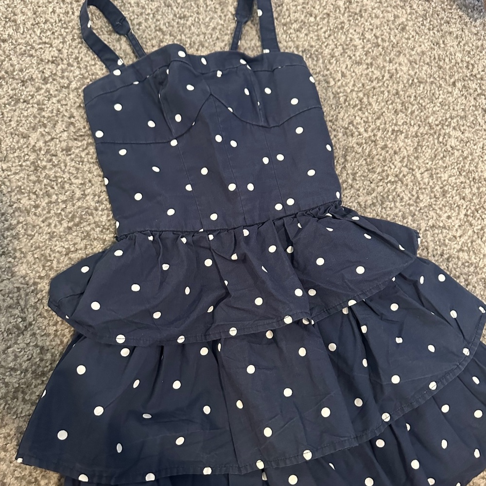 Abercrombie kids polka dott dress